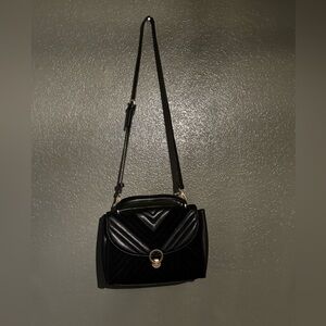 Zara basic collection black crossbody bag